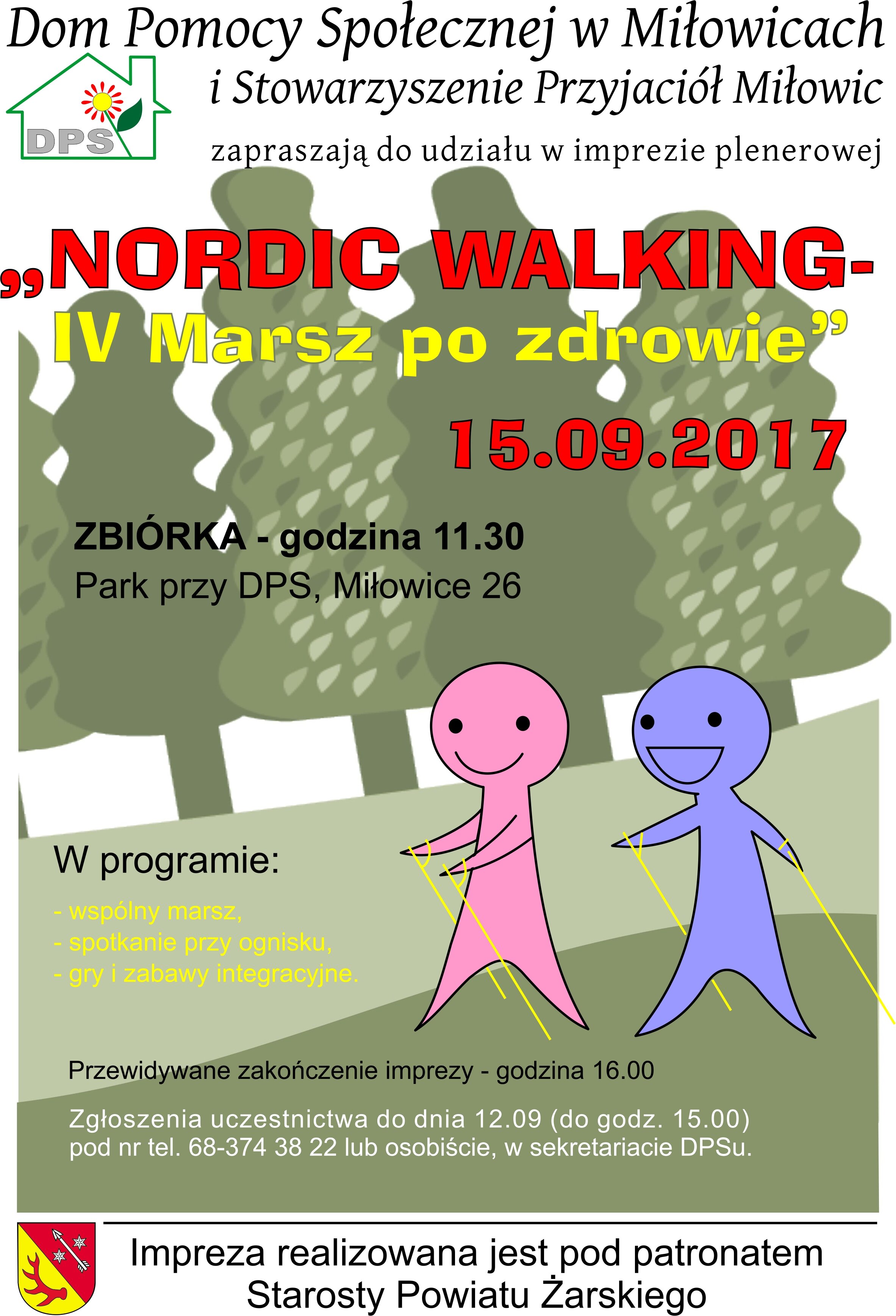Zapraszamy na IV Marsz Nordic Walking 2017